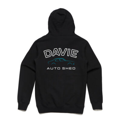 Davie Auto Shed Hoodie w/ Turquoise  Thumbnail